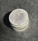 10x 2000 American Eagle Walking Liberty 1 oz Fine Silver Mint Proof Lot 10oz.