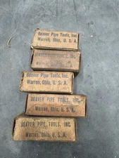 VTG Beaver Threader Pipe Dies Lot As Is