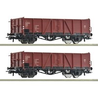 Roco 6600194 H0 2Er Set Offene GüTerwagen El-U, Dr, Ep. Iv H0 + Neu