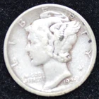 1928-D VERY FINE Mercury Dime, 90% SILVER!