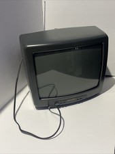 VINTAGE SHARP 13F-M50 13" ANALOG CRT COLOR TV Gaming Retro 1994 No Remote