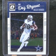 Dallas Cowboys NFL Football Card 2016 Panini Donruss Optic Dez Bryant