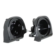 For Touring Road King Glide 1994-2013 Lower Fairing Vented Speaker Pods Box 6.5"