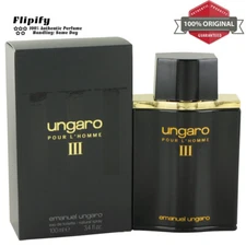 UNGARO III Cologne 3.4 oz EDT Spray (New Packaging) for Men by Ungaro