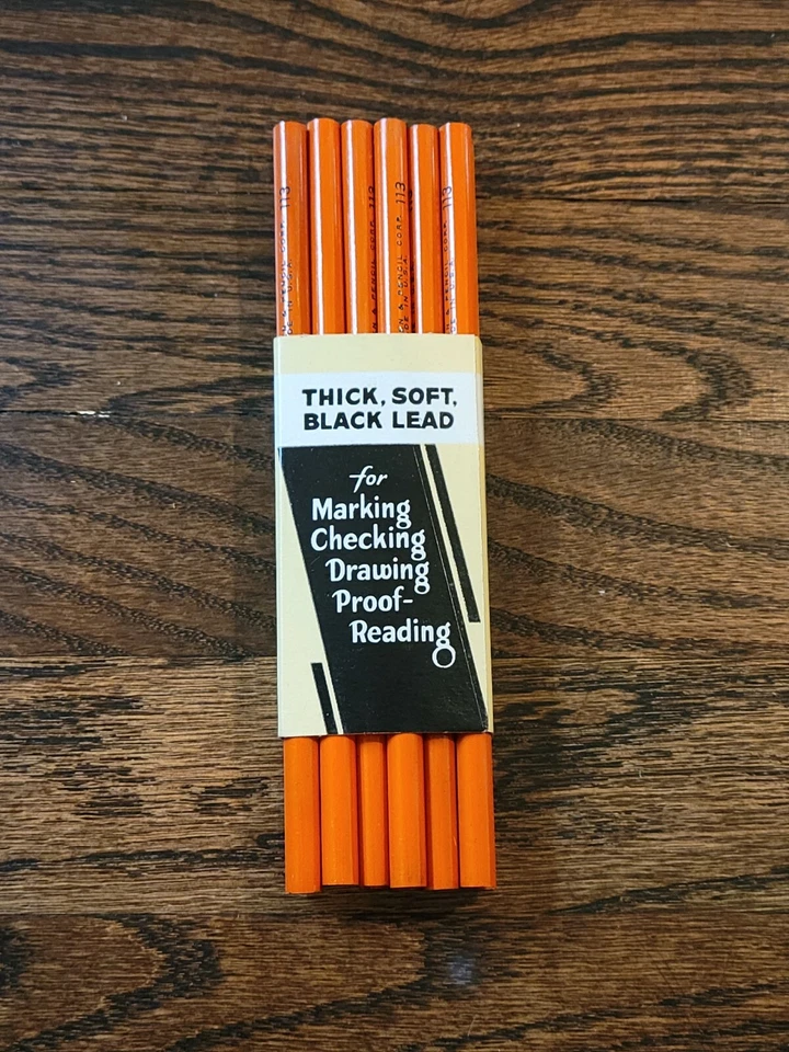 Винтажный Venus ручка и карандаш Corp толщиной углерода рисования карандаши #113 упаковка из 12 новый - Изображение 2 из 4