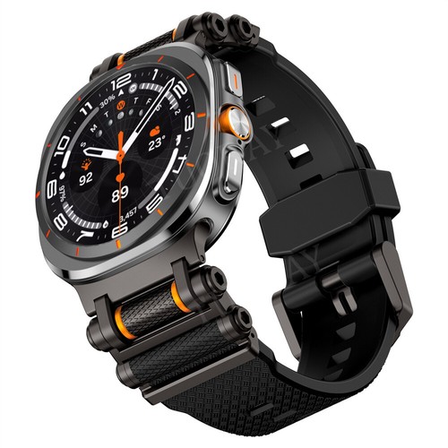 Silikon + Metall Uhrenarmband Für Samsung Galaxy Watch Ultra 47mm Armband Ersatz - Picture 55 of 89