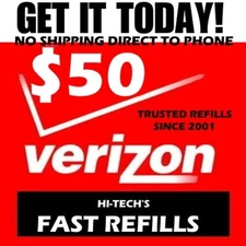 $50 VERIZON PREPAID REFILL 💥 DIRECT TO PHONE 💥ONLINE REFILL ✅ GET IT TODAY!