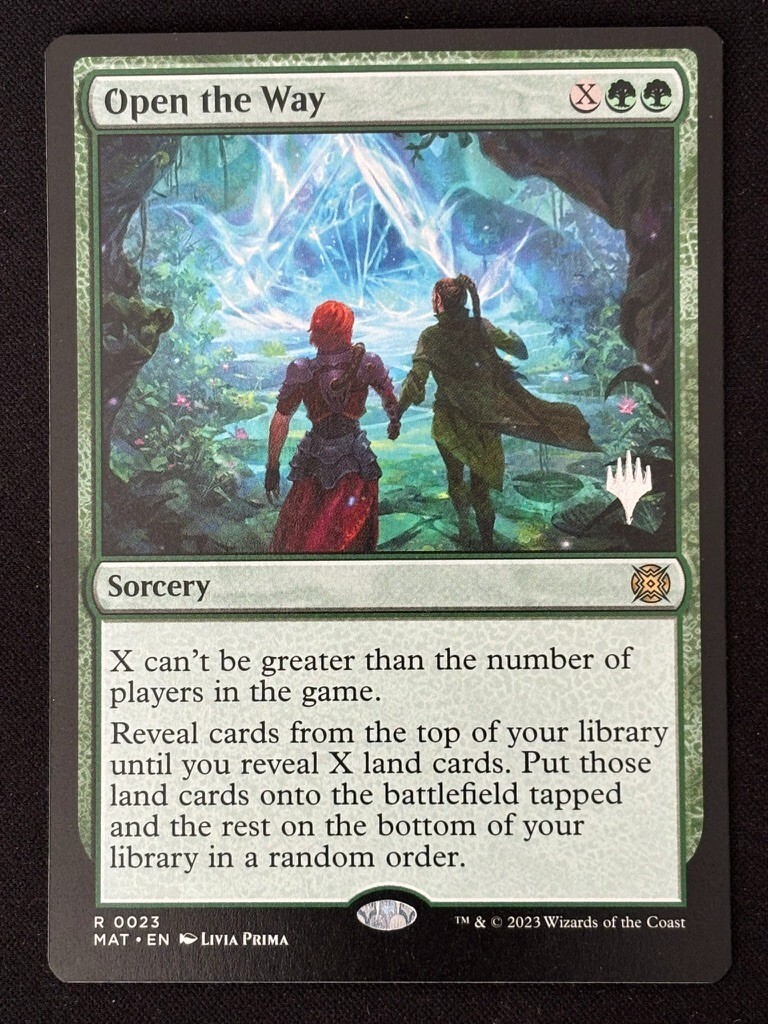 1x MTG Open the Way - Promo Pack: Murders at Karlov Manor (PPMKM