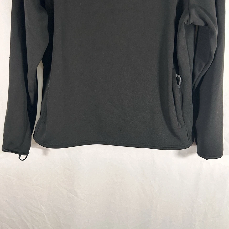 Sudadera con Capucha Real Tree Para Mujer XL Negra Sólida Bolsillos con Cremallera Pullover Poliéster Foto 3 de 4