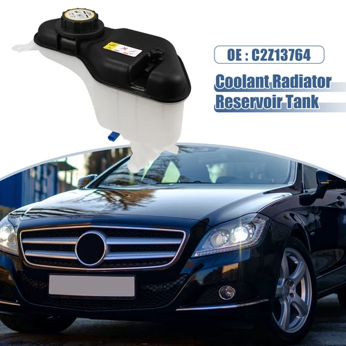 New Jaguar S-Type XF XJ-350 Coolant Overflow Expansion Recovery Tank C2Z13764 - Picture 2 of 6