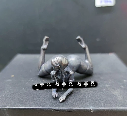 Asian Solid Copper girl life collectabnle Ornament art - Picture 9 of 10