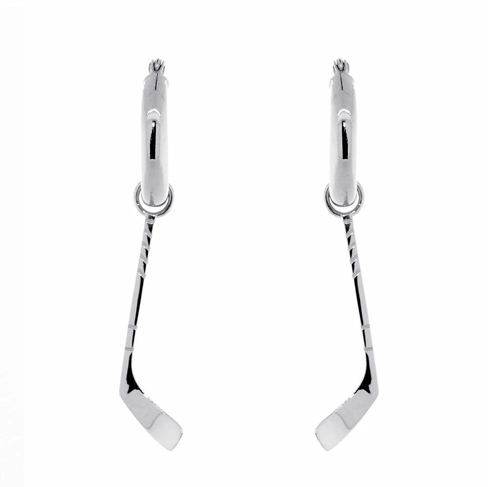 Ice hockey best sale earrings