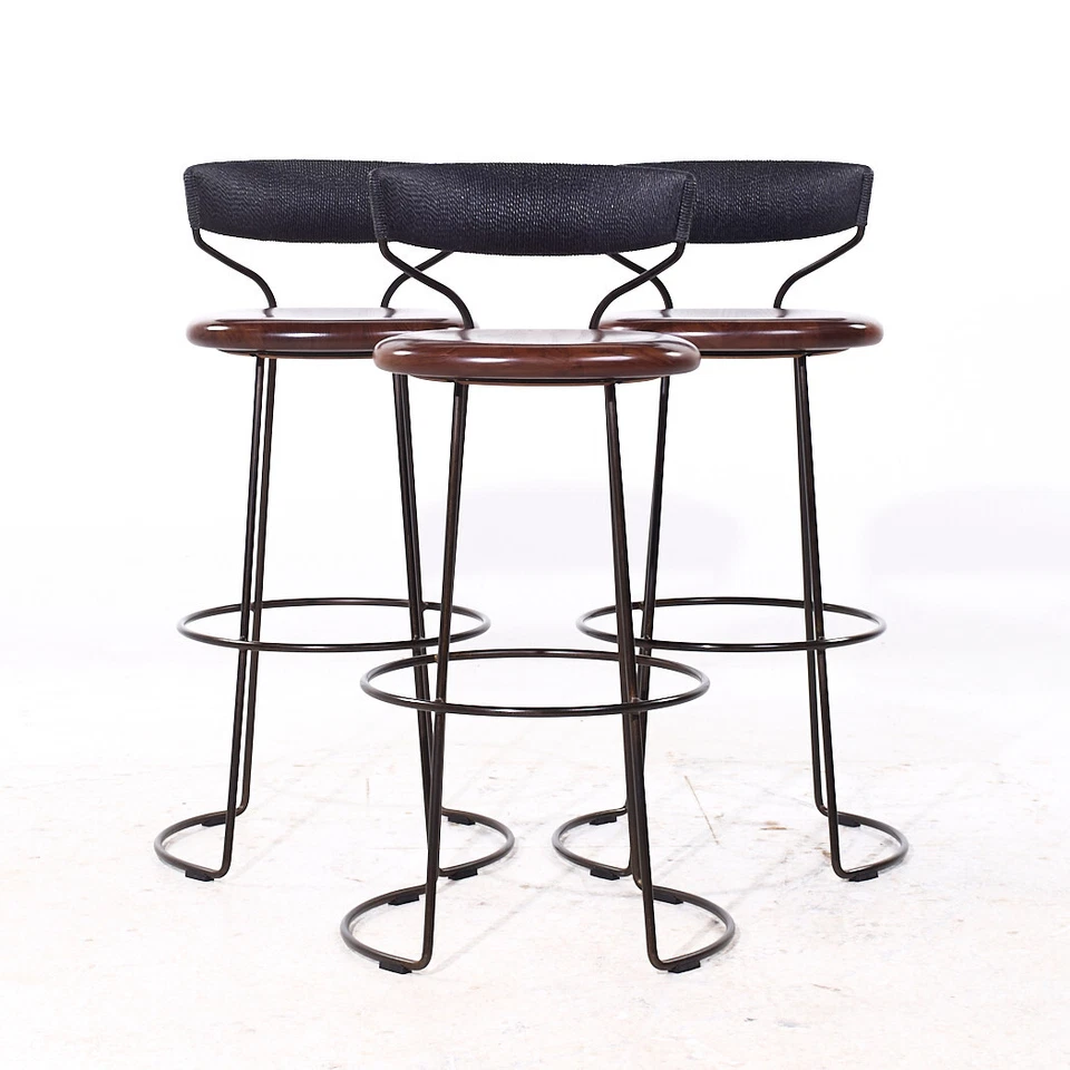 Taburetes de bar Baker McGuire Danés Cord - Juego de 3 Foto 2 de 4