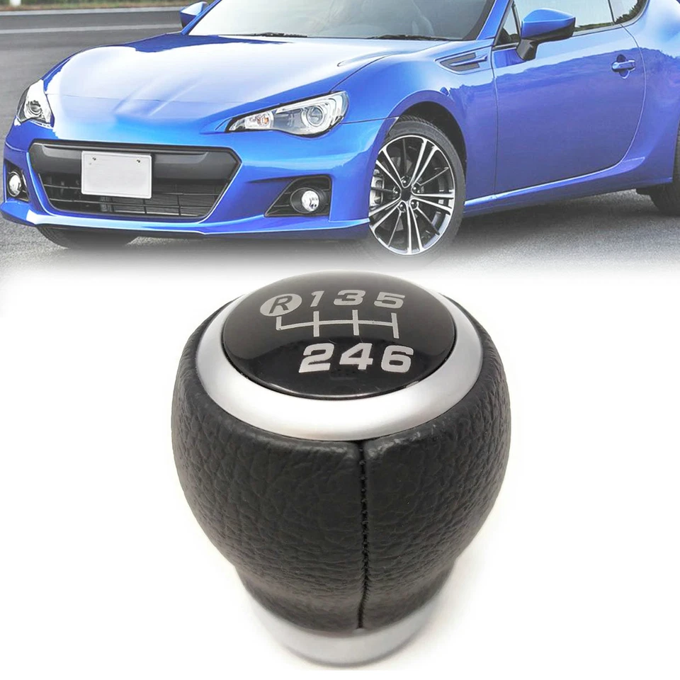 Perilla de cambio manual de 6 velocidades negra para Subaru BRZ Toyota 86 SCION FR-S 2013-20 Foto 2 de 4