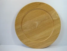 R.H. Macy & Co INC The Cellar Large Wooden Charger Plates 14" D