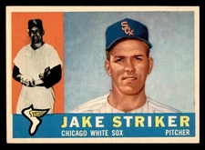 1960 Topps Baseball #169 Jake Striker EX *d2