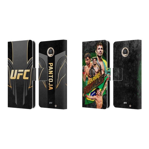OFFICIAL UFC ALEXANDRE PANTOJA LEATHER BOOK WALLET CASE FOR MOTOROLA PHONES - 第 1/8 張圖片