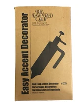 THE PAMPERED CHEF Easy Accent Decorator #1775 with booklet~Icing~Cake Decorating