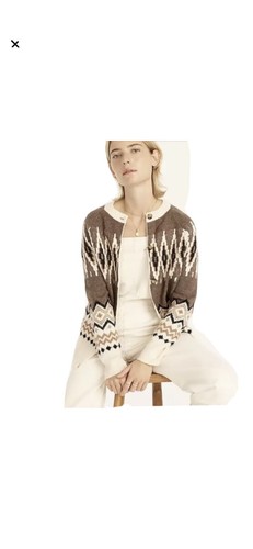 Diamond Cardigan Sweater Sz 