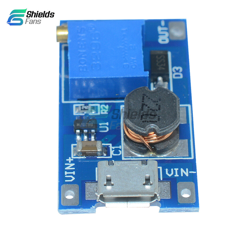 2A Stepup Board MT3608 2V24V Input DC Boost Converter Module Micro