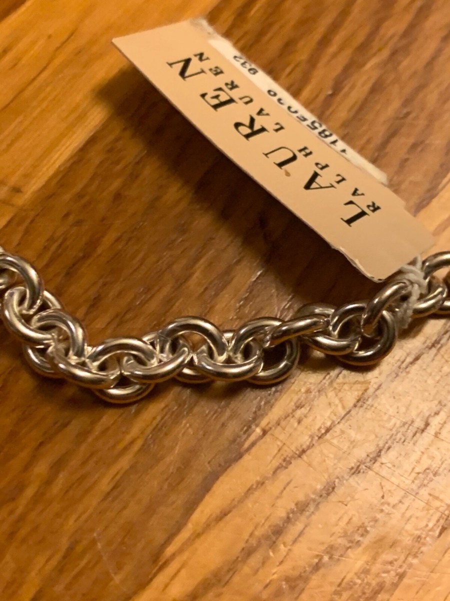 RL NWT Silver Tone Chain Bracelet by Ralph Lauren | eBay RL NWT Silver Tone Chain Bracelet by Ralph Lauren | eBay