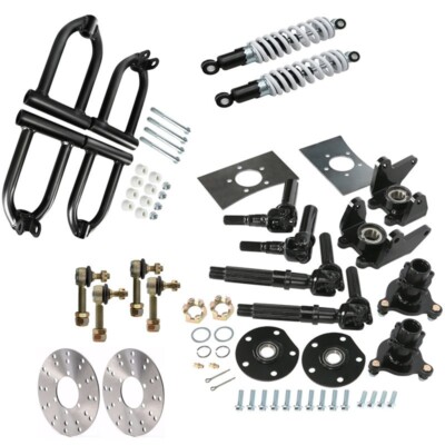 DIY Front Drive Axle Hub kit Swing arm Shock Bracket Half Shaft ATV Quad Go kart
