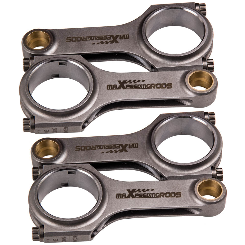 4pcs Connecting Rods for Mitsubishi 4B12 2.4L engine ARP2000 Bolts 5.657""