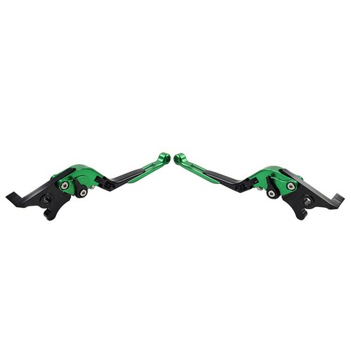 Palancas de embrague de freno extensibles verdes para Kawasaki Z650 Z900 17-22 Ninja650R - Imagen 11 de 11