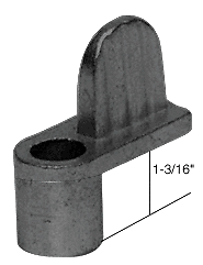 Black 1-3/16" Die Cast Window Screen Clip - Bulk - pack of 100 - Picture 2 of 7