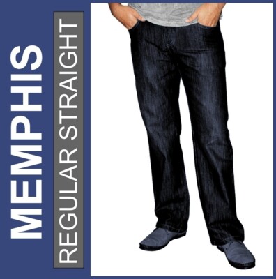 STOOKER MEMPHIS | MIKE | blue black cross hatch | HERREN | Regular Straight