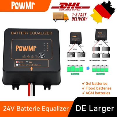 PowMr Battery Equalizer 24V HA02 AGM Lithium Batterie Balancer Ladegerät Akku