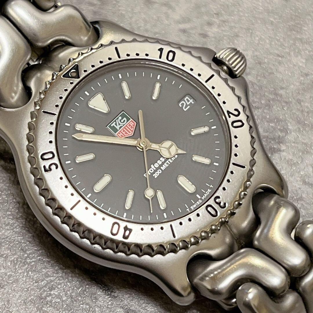 グラトニー　TAG Heuer S/el S99.213K 腕時計 USED Excellent] TAG Heuer S/el S99.213K Date Gray Dial Men's
