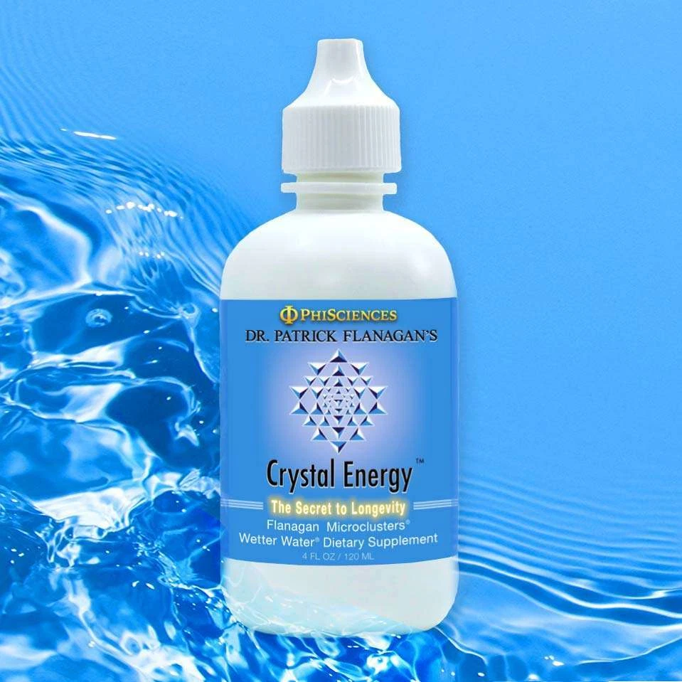 Phi Sciences Crystal Energy 120ml by Patrick Flanagan - Freepost Synergy UK
