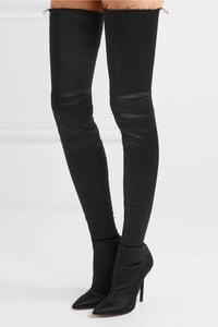 vetements thigh high boots