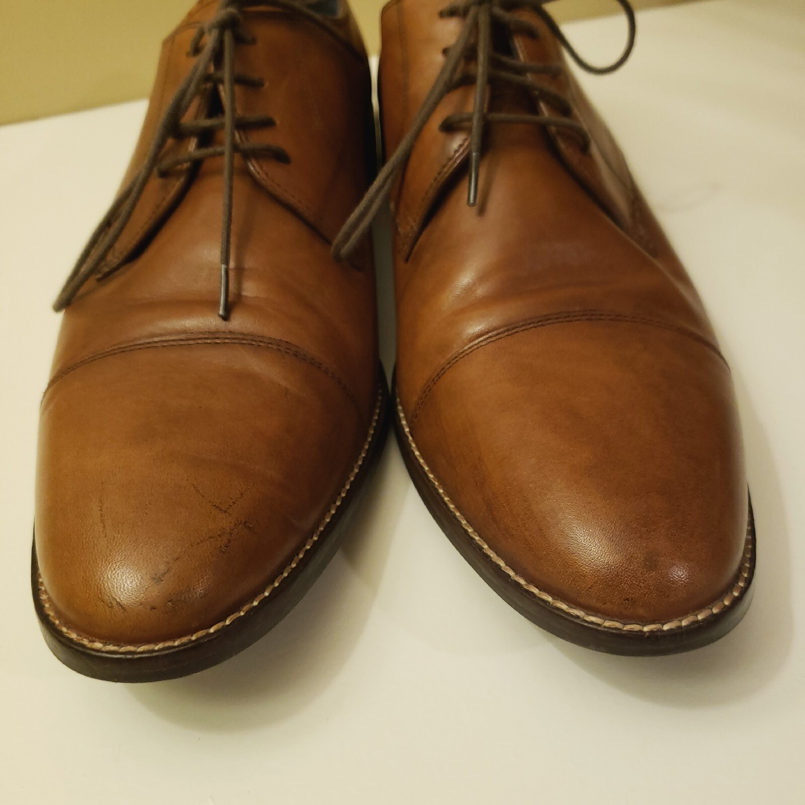 SAOLA Scarpe Cole Haan uomo 11 5 marrone Lenox Hill punta a cappuccio Oxford C11632 Grand 0S Derby