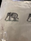 African Imports Elephant Themed KING Duvet Cover & (2) Pillowcase Set NEW