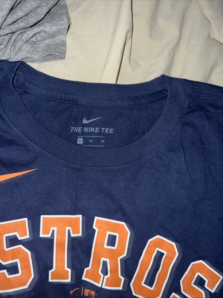 Nike Houston Astros Alex Bregman #2 Navy Blue Shirt t-Shirt TEE