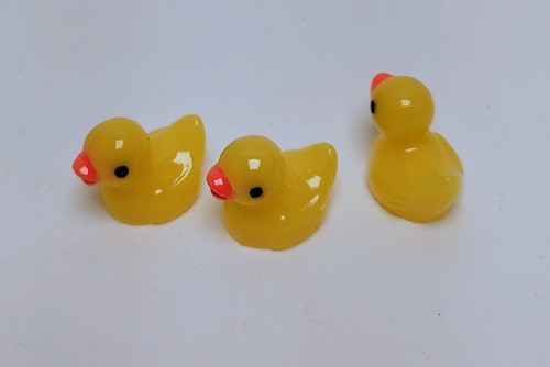 Lot De 3 Figurines En Céramique Biscuit – Canards De Pâques / Pingouins De Noël – À Peindre