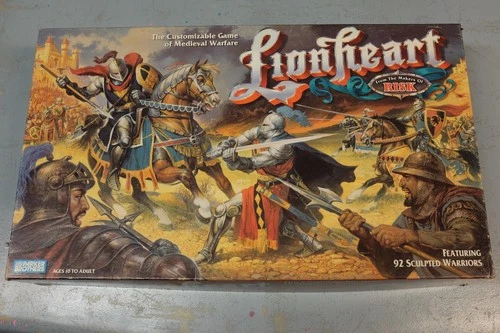 VTG Lionheart Board Game 1997 Parker Brothers Strategy Medieval Unplayed