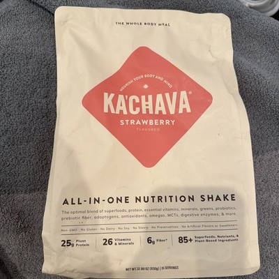Kachava STRAWBERRY All-In-One Nutrition Shake 32.8oz NEW Exp. 06/08/27
