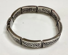 Vintage .925 Sterling Silver Art Deco Bracelet approx. 48.66 grams