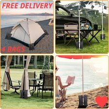 Canopy Weight Bags 4 Pack | Sand Anchor Tent Gazebo | HD | Free Ship