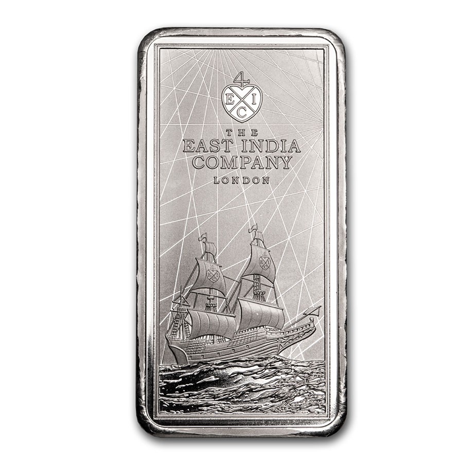 2021 St. Helena 250 gram Silver £10 East India Co Ship Coin Bar | eBay