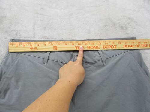 PGA Tour Golf Shorts Mens 38 Gray Stretch Lightweight Performance Chino Summer - Picture 8 of 16