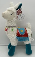 Pier 1 Spitz the Christmas Llama Plush Retired Stuffed Animal New with Tag 16”