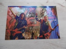 Raven Band signed 8x12 inch photo autographs