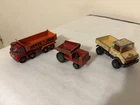 LESNEY MATCHBOX KING SIZE SERIES Mercedes Unimog Truck , Dumper , Foden tipper