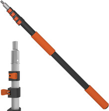 LAANPOLE 6M Paint Roller Extension Pole, Aluminum Telescopic Pole, Multi-Purpose