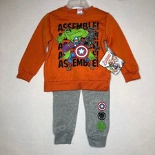 Marvel Avengers NWT Boys Matching Set Size 4