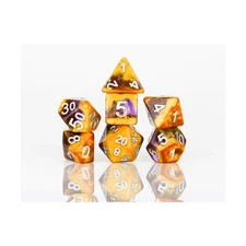 Sirius Dice Poly Set - Amethyst Geode (7) New
